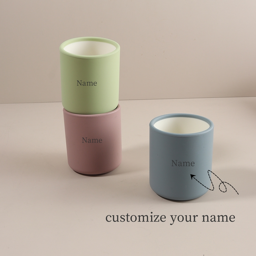Baby Food Equipment - Personalized Custom Name Baby Silicone Training