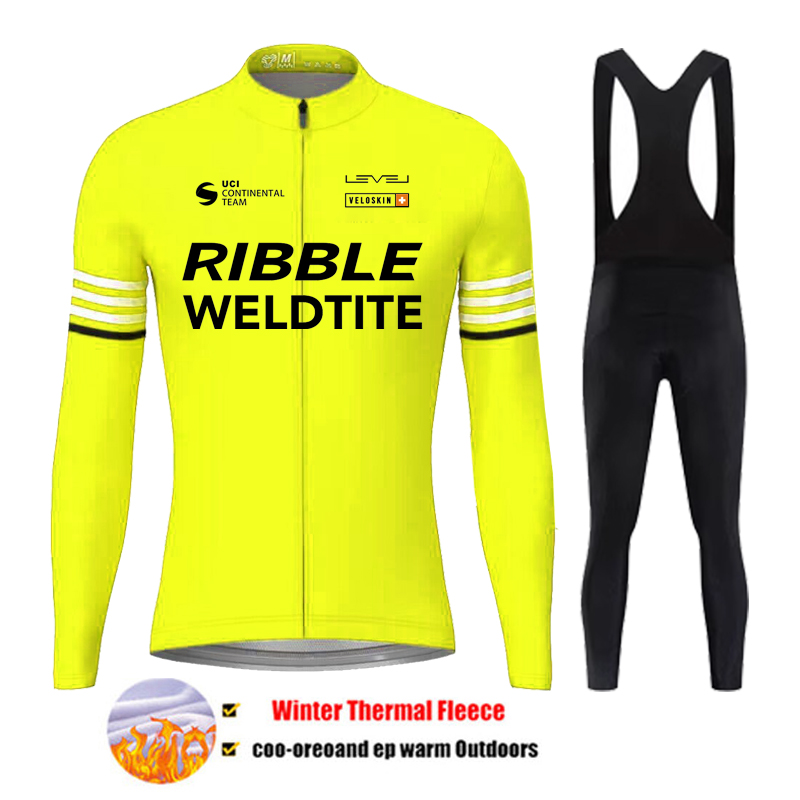 Bib Long Sleeve - Winter New Cycling Clothes Set Man