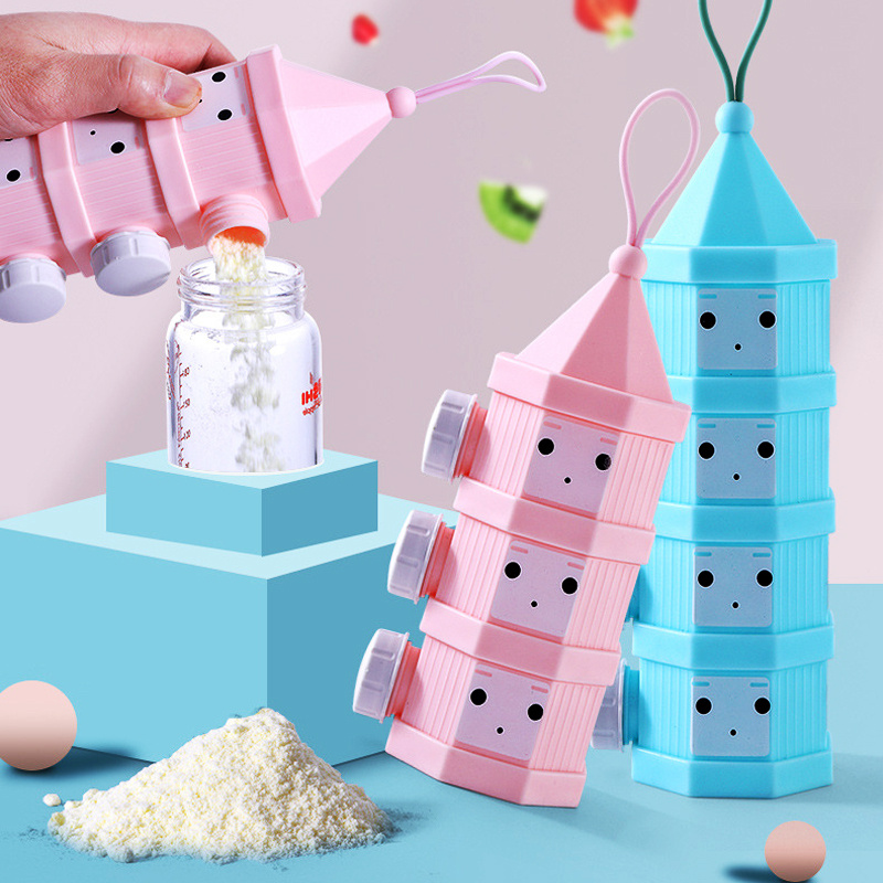 Baby Food Dispenser - 3/4 Lớp Cho Bé Hộp Đựng