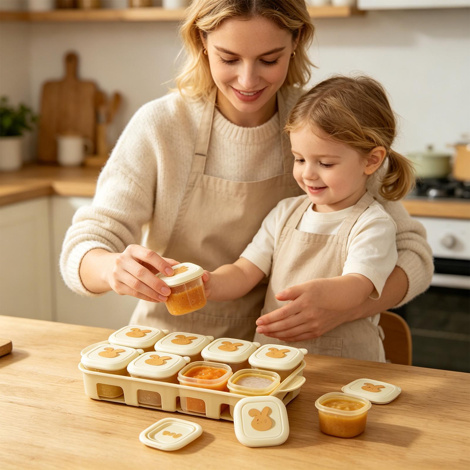 Cube Food Freezer Tray Kids Yo - đánh giá và giá Baby Food Tray