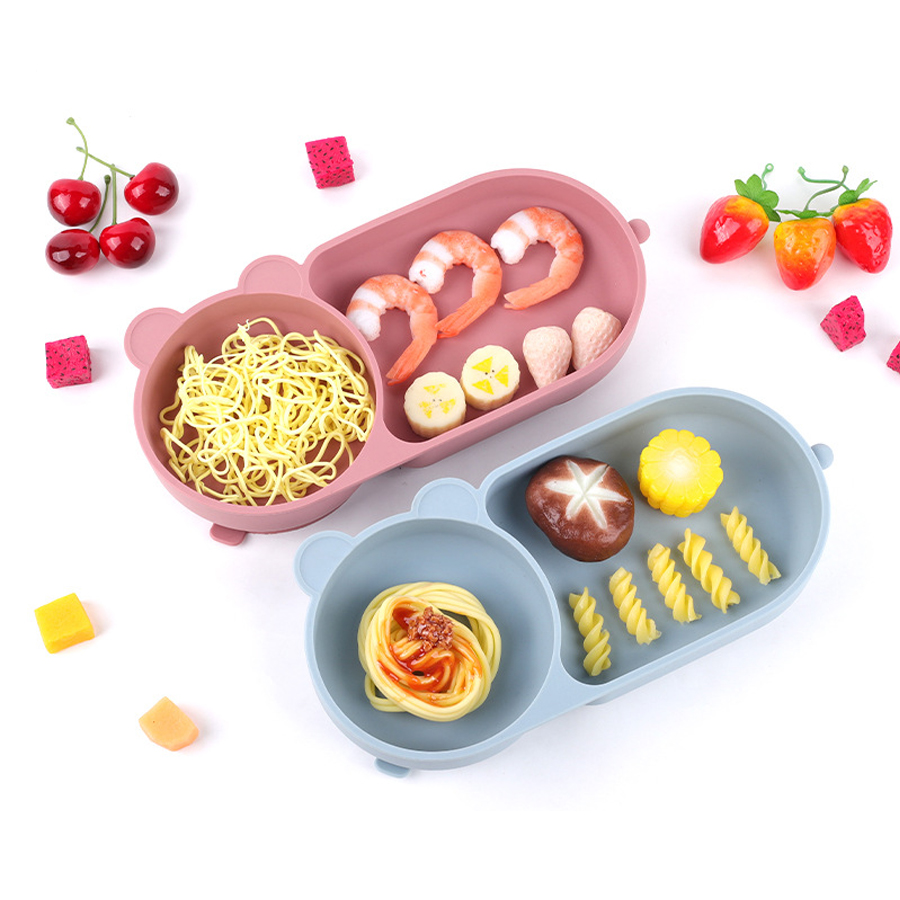 Baby Silicone Suction Cup Bowl - đánh giá và giá Baby Food Tray