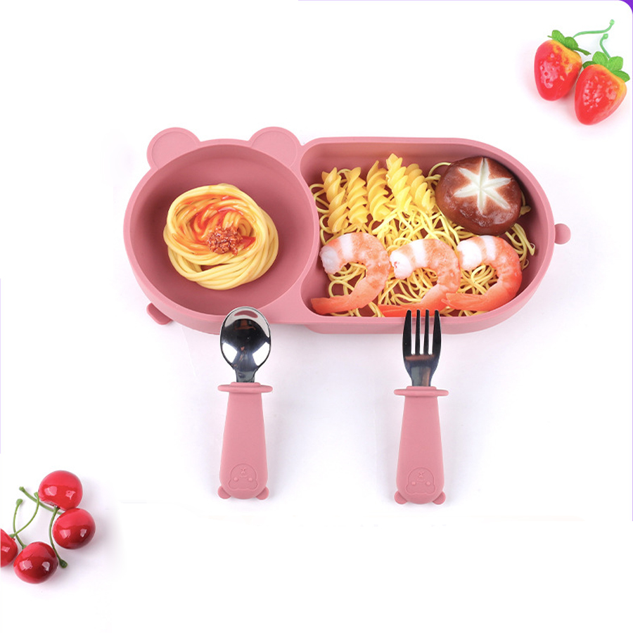 Baby Silicone Suction Cup Bowl - đánh giá và giá Baby Food Tray