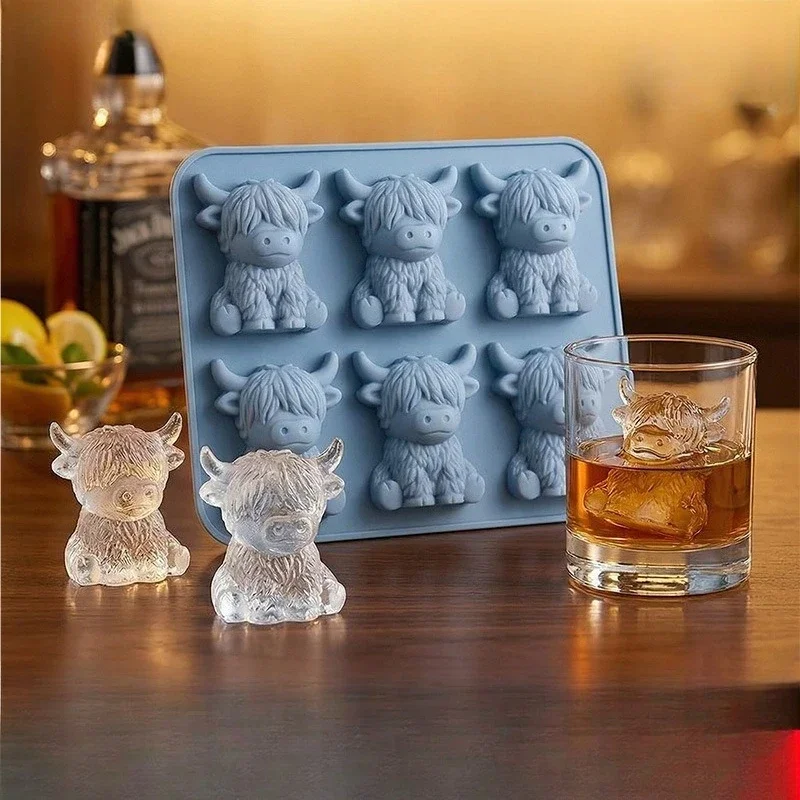 Silicone Highland Cow Ice Cube - đánh giá và giá Baby Food Tray