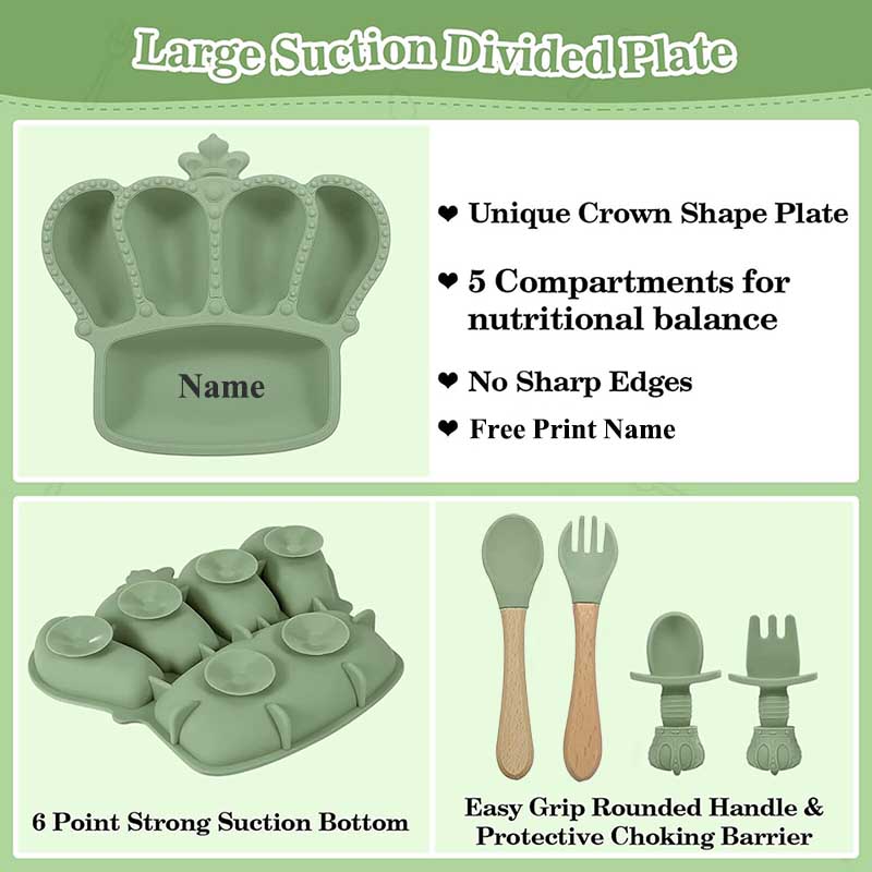 Personalized Name Baby Feeding - đánh giá và giá Baby Food Tray