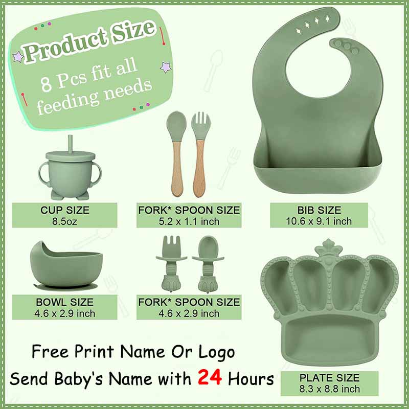 Personalized Name Baby Feeding - đánh giá và giá Baby Food Tray