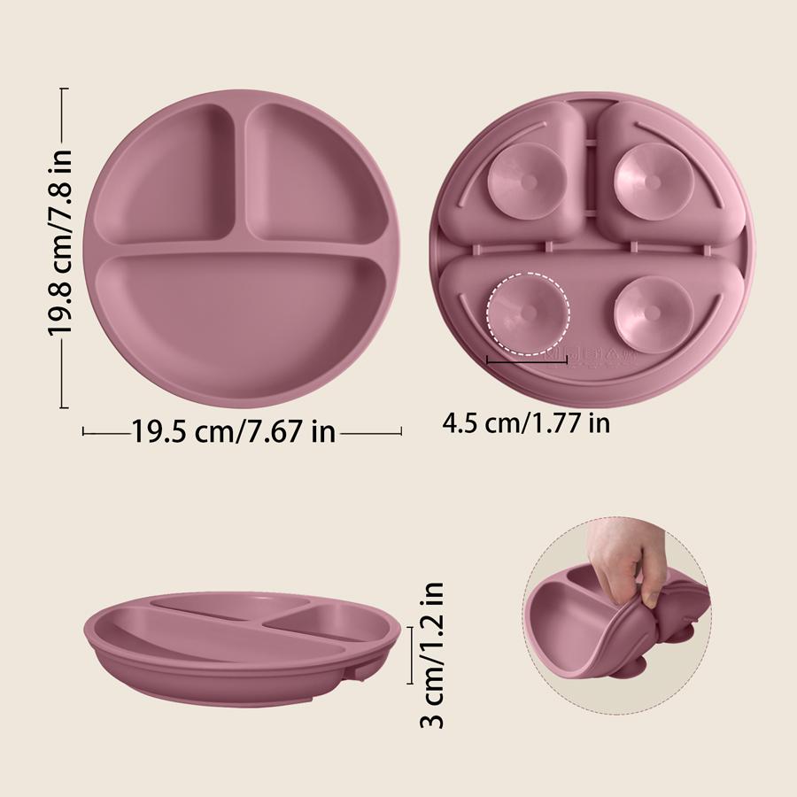 1PCS Baby Sucker Silicone Dini - đánh giá và giá Baby Food Tray