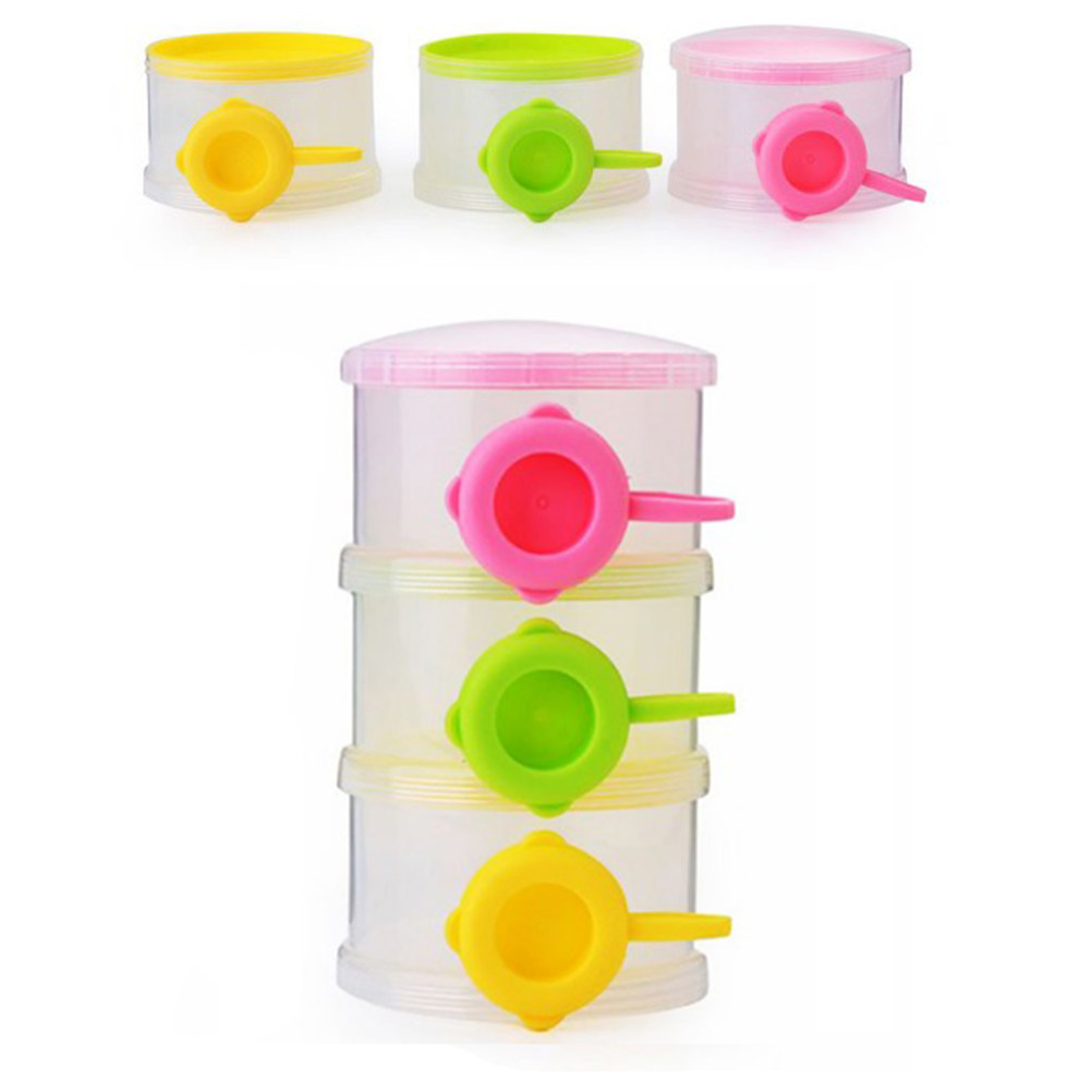 3 Layers Portable Milk Powder  - đánh giá và giá Baby Food Dispenser