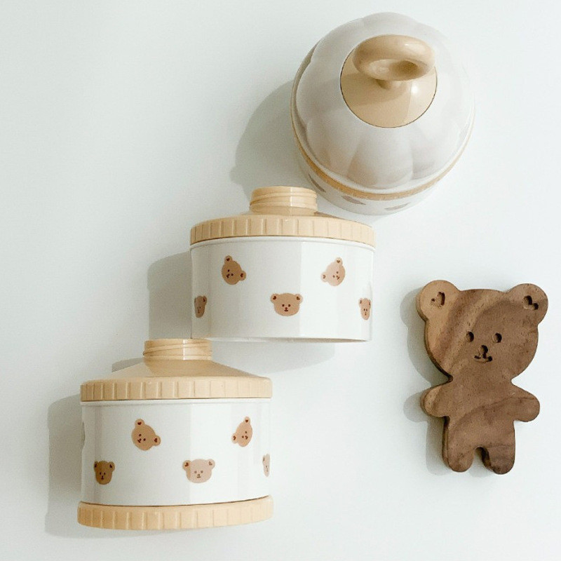Cute Bear Milk Powder Box Baby - đánh giá và giá Baby Food Dispenser