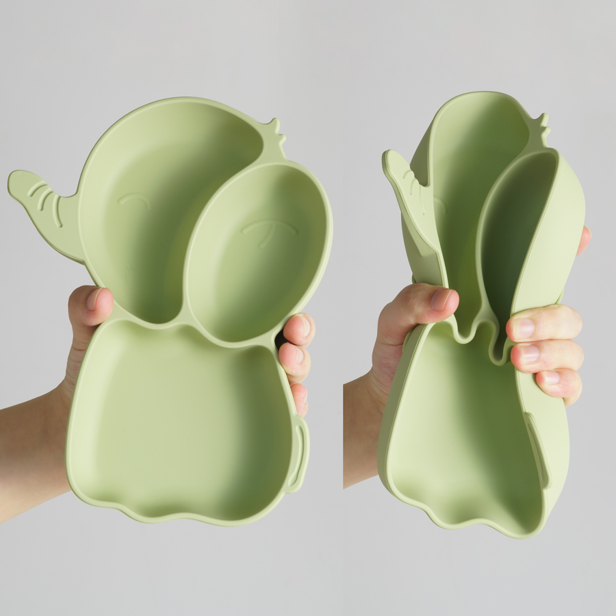 1PCS Baby Silicone Dining Dish - đánh giá và giá Baby Food Tray