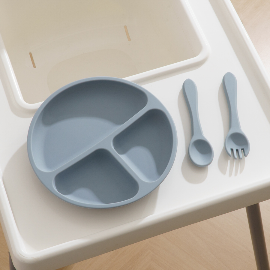 3PCS Children's Tableware Set  - đánh giá và giá Baby Food Tray