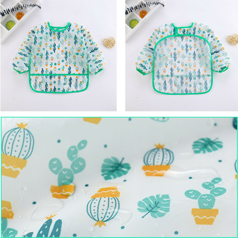 Baby Bibs New Cute Children Ba - đánh giá và giá Bib Long Sleeve